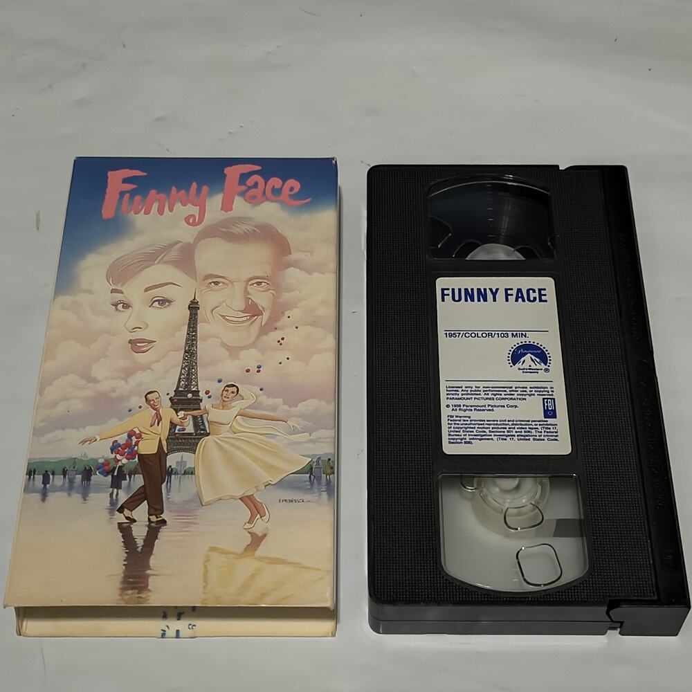 Funny Face (VHS, 1990) Audrey Hepburn, Fred Astaire